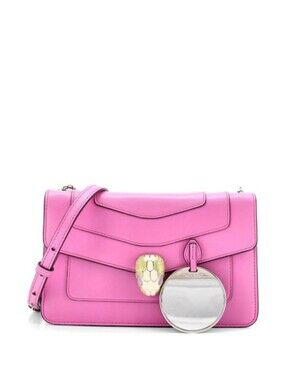 Bvlgari Serpenti Forever Crossbody Shoulder Bag W/ Mirror & Raincoat